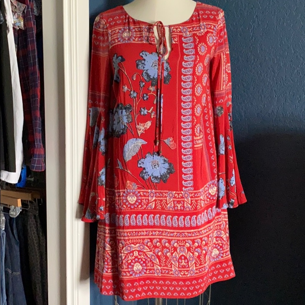 Vanessa Virginia bell sleeve dress